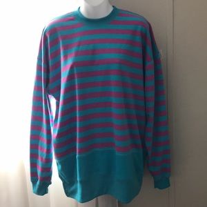 Cute striped Karen Scott retro sweatshirt